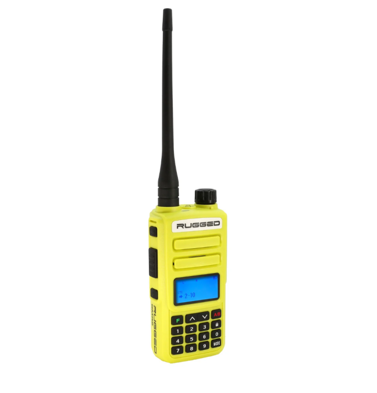 Rugged Radios Rugged GMR2 PLUS - GMRS / FRS Two Way Handheld Radio Safety Yellow GMR2-PLUS-HV GMR2-PLUS-HV Photo - Primary