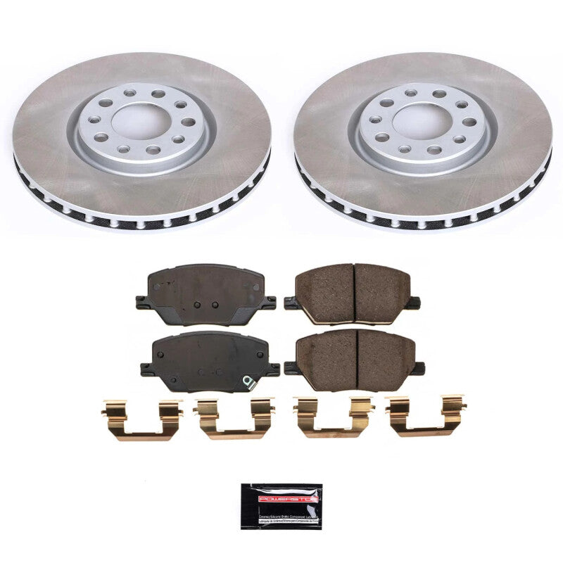 PowerStop Power Stop 15-22 Jeep Renegade Front Semi-Coated Rotor Kit SC7299 SC7299 Photo - Primary