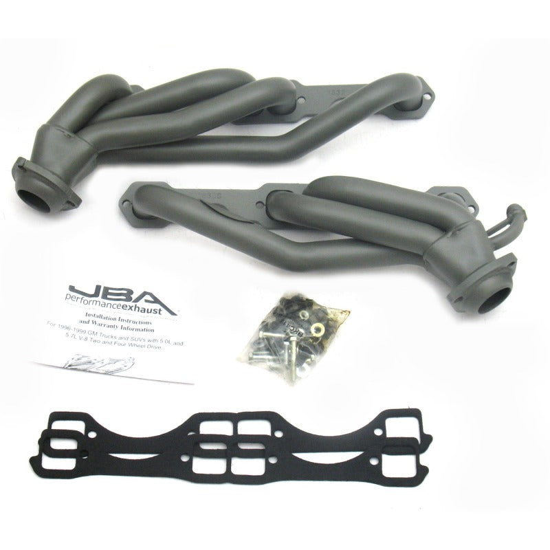 JBA 96-00 GM Truck 5.0L/5.7L SBC w/o A.I.R. 1-1/2in Primary Ti Ctd Cat4Ward Header 1832SJT 1832SJT Photo - Primary