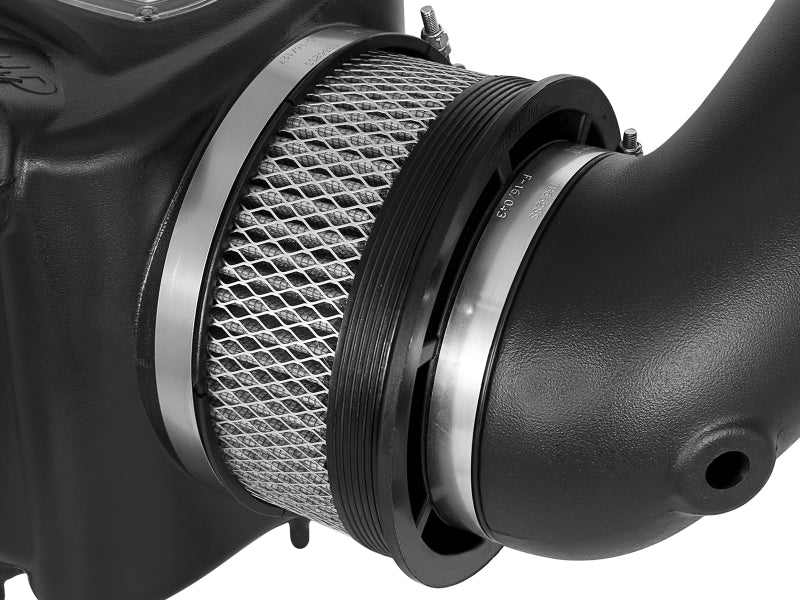 aFe Momentum HD Pro DRY S Cold Air Intake System: GM Diesel Trucks 07.5-10 51-74004 Photo - Unmounted