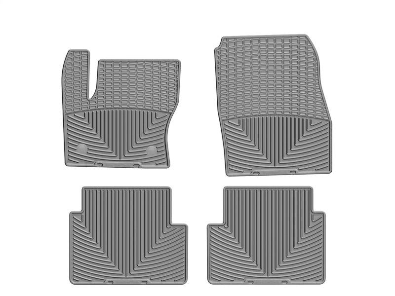 WeatherTech WT Rubber Mats - Front - Grey Floor Mats Floor Mats - Rubber main image