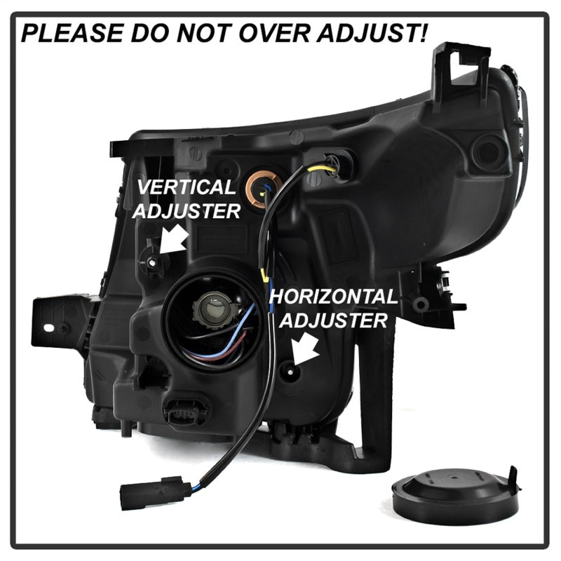 SPYDER xTune 11-15 Ford Explorer OEM Style Halogen Headlights - Black (HD-JH-FEXP11-AM-BK) 9042416 9042416 Photo - Unmounted