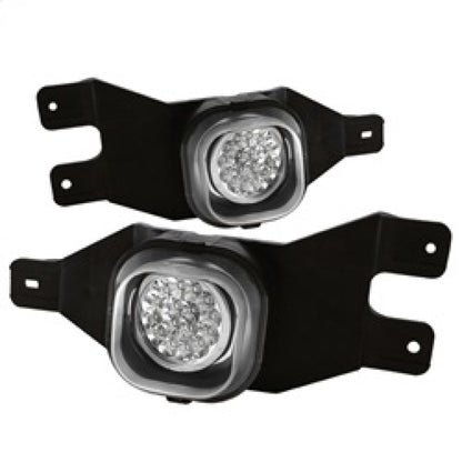 Spyder Ford F250/F350 99-04/Ford Excursion 00-05 LED Fog Lights w/Switch Clear FL-LED-FF25001-C 5015648 5015648 Photo - Primary