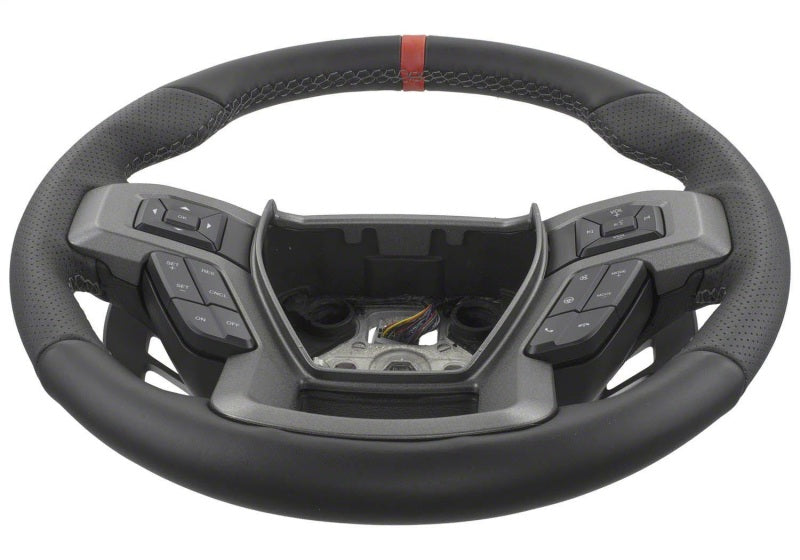 Ford Performance Parts 2015-2017 F-150 Raptor Performance Steering Wheel Kit - Red Sightline M-3600-F15RRD Photo - Unmounted