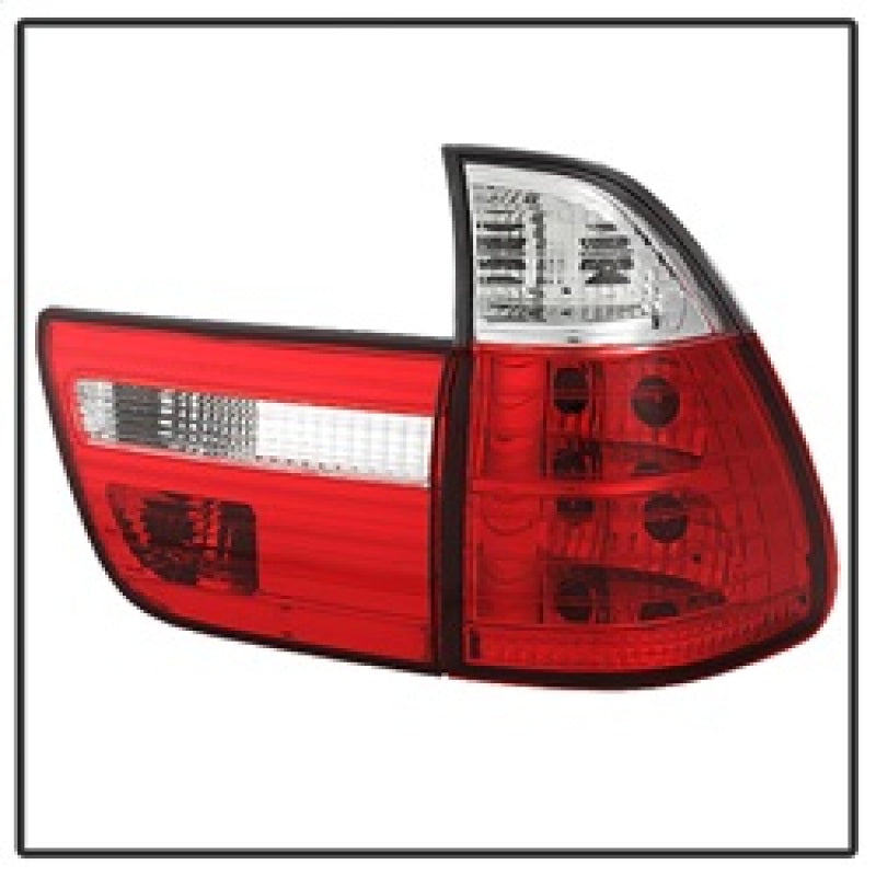 Spyder BMW E53 X5 00-06 4PCS Euro Style Tail Lights- Red Clear ALT-YD-BE5300-RC 5000835 5000835 Photo - Unmounted