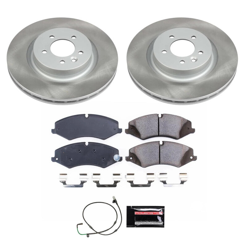 PowerStop Power Stop 11-16 Land Rover LR4 Front Semi-Coated Rotor Kit SC7683 SC7683 Photo - Primary
