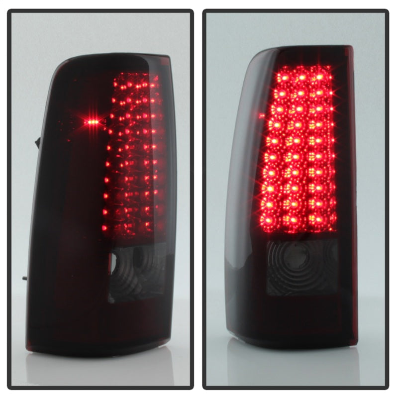 SPYDER Xtune Chevy Silverado 1500/2500/3500 99-02 LED Tail Lights Red Smoke ALT-ON-CS99-LED-RS 5011763 5011763 Photo - Unmounted