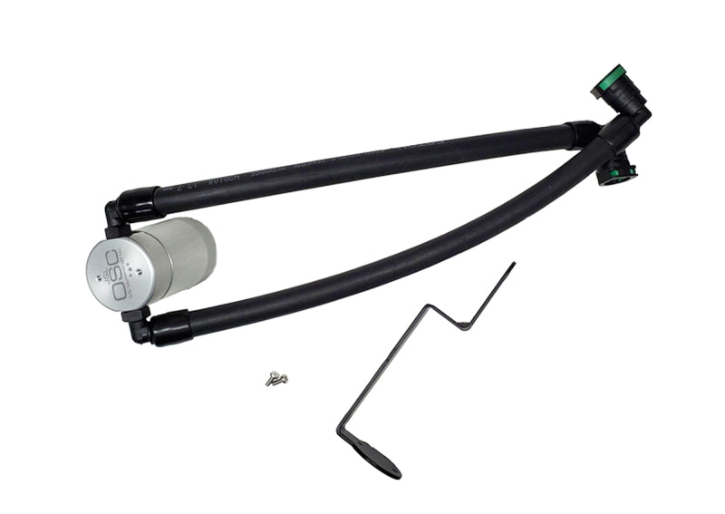 J&L 2021-2022 Ford Bronco 1.5L EcoBoost Passenger Side Oil Separator 3.0 - Clear Anodized 3043P-C 3043P-C Photo - Primary