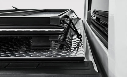 Access LOMAX Tri-Fold Cover Black Urethane Finish 02-19 Dodge Ram - 5ft 7in Bed (w/o RamBox) B3040019 B3040019 Photo - Mounted