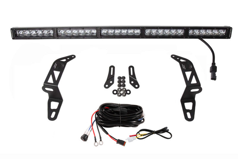 Diode Dynamics 18-21 Jeep JL Wrangler/Gladiator SS30 Bumper Bracket Kit - Amber Driving (Single) DD6080 DD6080 User 3