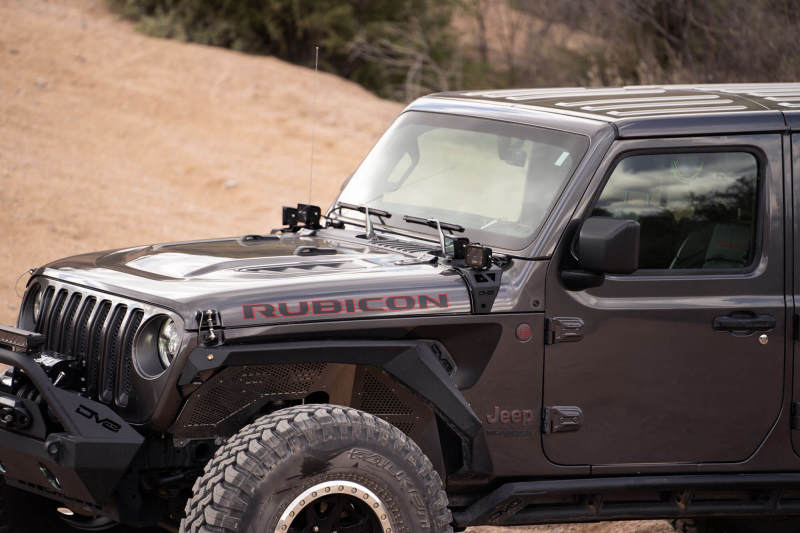 DV8 Offroad 18-22 Jeep Gladiator JT Cowl Light Bar Bracket LBJL-04 LBJL-04 User 9