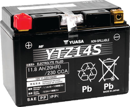 Yuasa Battery Yuasa Ytz14S Yuasa Battery YUAM72Z14 YUAM72Z14 Photo - Primary