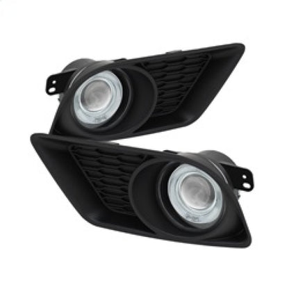 Spyder Dodge Charger 2011-2014 Halo Projector Fog Lights w/Switch Clear FL-P-DCH2011-C 5073273 5073273 Photo - Primary