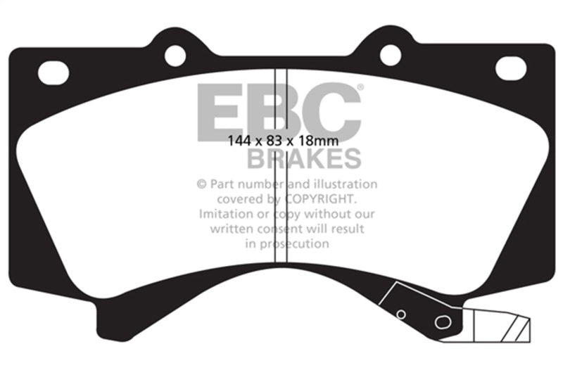 EBC Disc Brake Pad Set DP41815R Photo - Primary