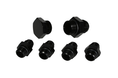 Aeromotive A4 Regulator Fitting Kit (for two (2) carbs) (4) AN-06/(1) AN-10/(1) AN-10 Plug) 15202 15202 Photo - lifestyle view