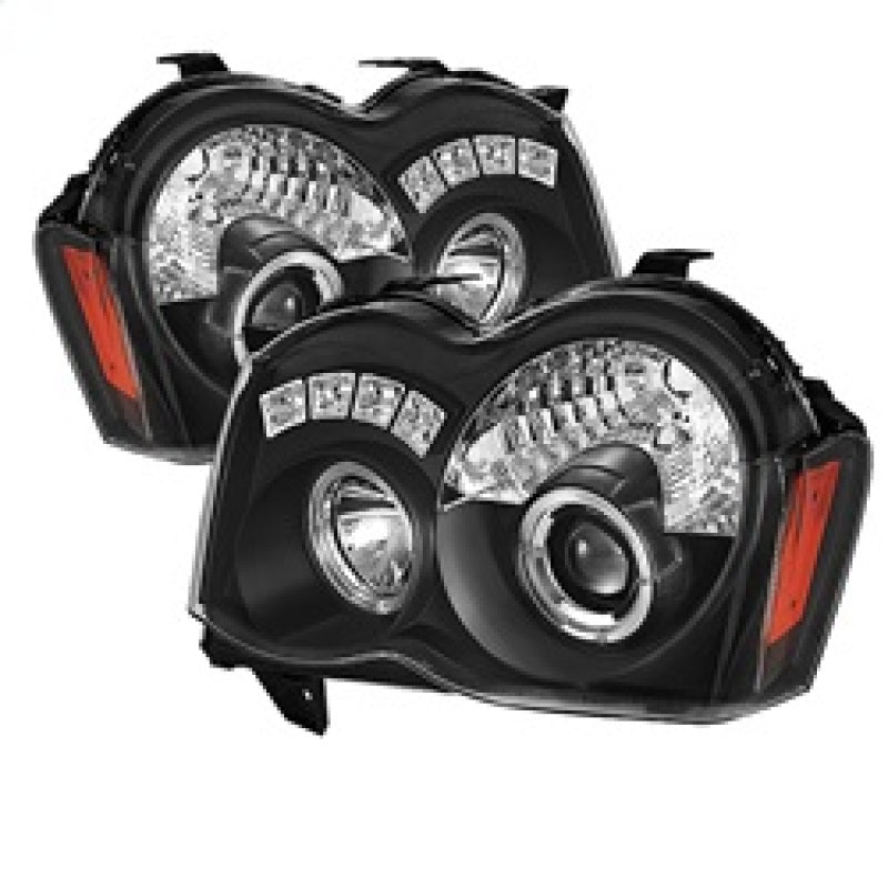 Spyder Jeep Grand Cherokee 08-10 Projector Headlights LED Halo LED Blk Low 9006 PRO-YD-JGC08-HL-BK 5070166 5070166 Photo - Primary