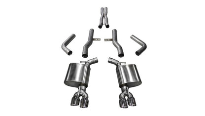 Corsa 17-18 Dodge Challenger 5.7L V8 Xtreme Cat-Back Dual Rear Exit w/3.5in Polished Tips 21006 21006 Photo - Primary