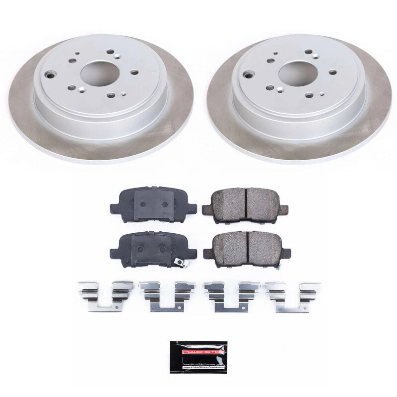 PowerStop Power Stop 03-08 Honda Pilot Rear Semi-Coated Rotor Kit SC2382 SC2382 Photo - Primary