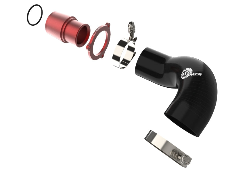 aFe 15-19 VW GTI Turbocharger Inlet Pipe - Red 46-20417-R 46-20417-R Photo - Unmounted