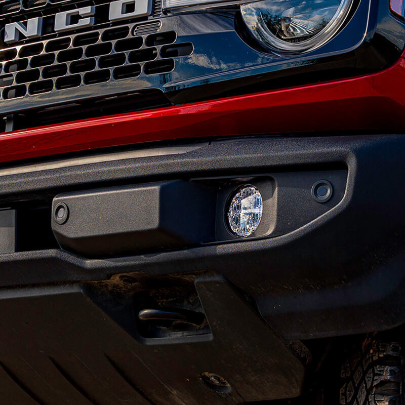 ARB Ford Bronco Nacho SAE Only Plug N Play Fog Light Kit - White V3BC1KWSO V3BC1KWSO Photo - Mounted