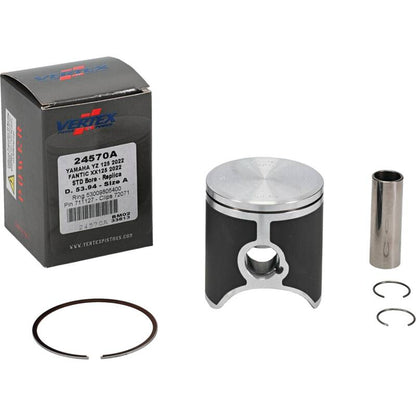 Vertex Pistons Vertex Piston 2023 Fantic Motor XE 125 125cc Cast Replica Piston Kit 24570A 24570A Photo - Primary