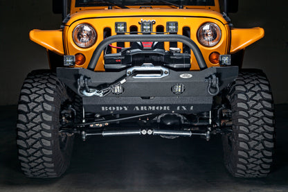 Body Armor 4x4 07-18 Jeep Wrangler JK Front Bumper Mid Stubby JK-19532 JK-19532 Photo - lifestyle view