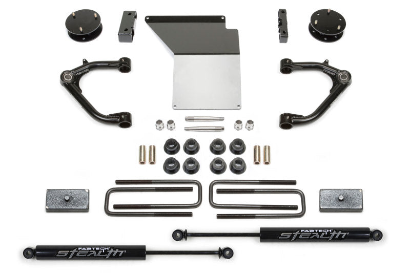 Fabtech 4" Uniball UCA System w/ Rear Stealth Shocks K1062M Photo - Primary