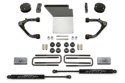 Fabtech 4" Uniball UCA System w/ Rear Stealth Shocks K1062M Photo - Primary