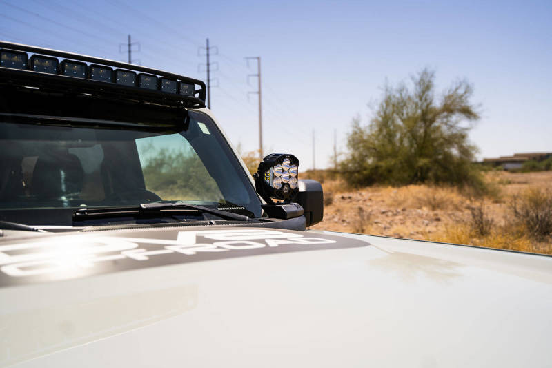 DV8 Offroad DV8 21-22 Ford Bronco A-Pillar Pod Light Mounts LBBR-02 LBBR-02 Photo - Mounted
