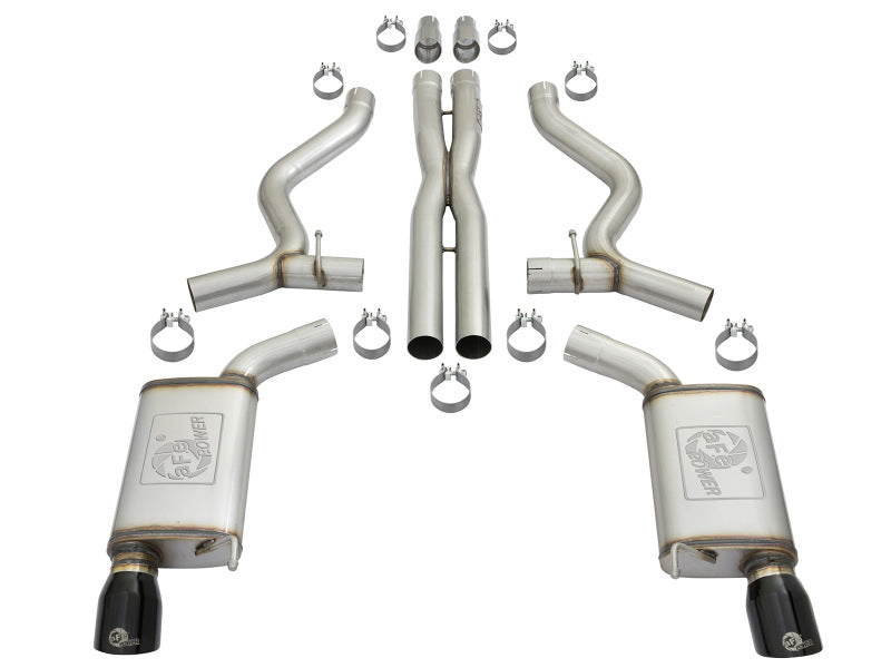 aFe  POWER 49-33072-1B MACH Force-Xp 3" 304 SS Cat-Back Exhaust System 49-33072-1B Photo - Unmounted