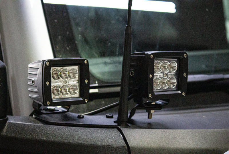 Fishbone Offroad 2021+ Ford Bronco Light Brackets - Black FB21350 FB21350 Photo - lifestyle view