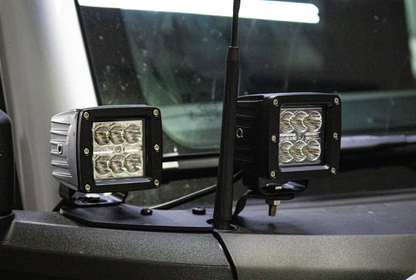 Fishbone Offroad 2021+ Ford Bronco Light Brackets - Black FB21350 FB21350 Photo - lifestyle view