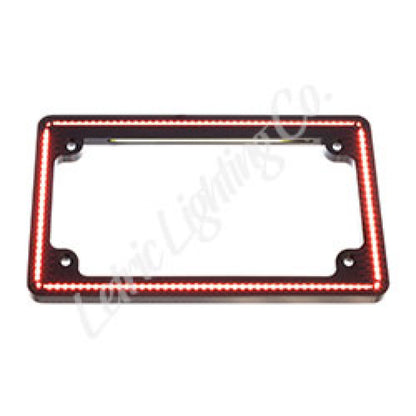Letric Lighting 2014+ Street Glide Perfect Plate Light License Plate Frame (Gloss) LLC-PPL-G10 LLC-PPL-G10 Photo - Primary