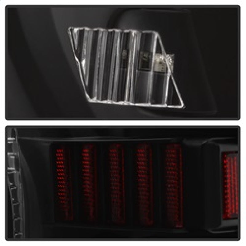 SPYDER xTune 07-13 Toyota Tundra Light Bar LED Tail lights - Black (ALT-ON-TTU07V2-LBLED-BK) 9038563 9038563 Photo - Unmounted