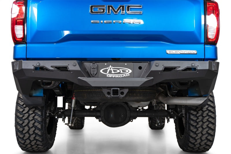 Addictive Desert Designs ADD 2020+ Chevy/GMC 1500 Black Label Rear Bumper R14020NA0103 R14020NA0103 Photo - Mounted