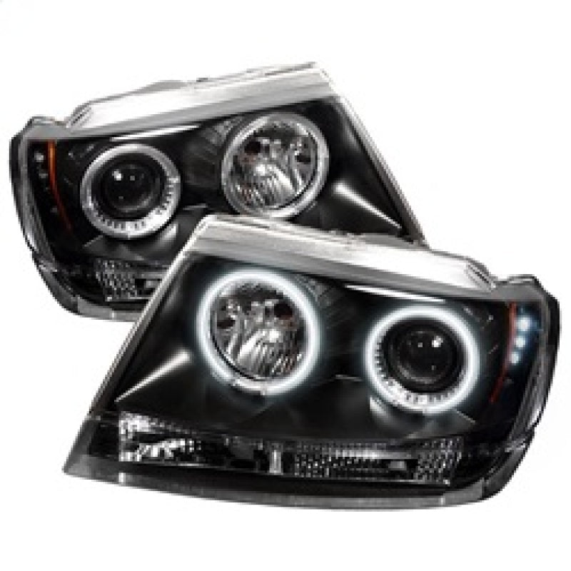 Spyder Jeep Grand Cherokee 99-04 Projector Headlights CCFL Halo LED Blk - PRO-YD-JGC99-CCFL-BK 5011121 5011121 Photo - Primary