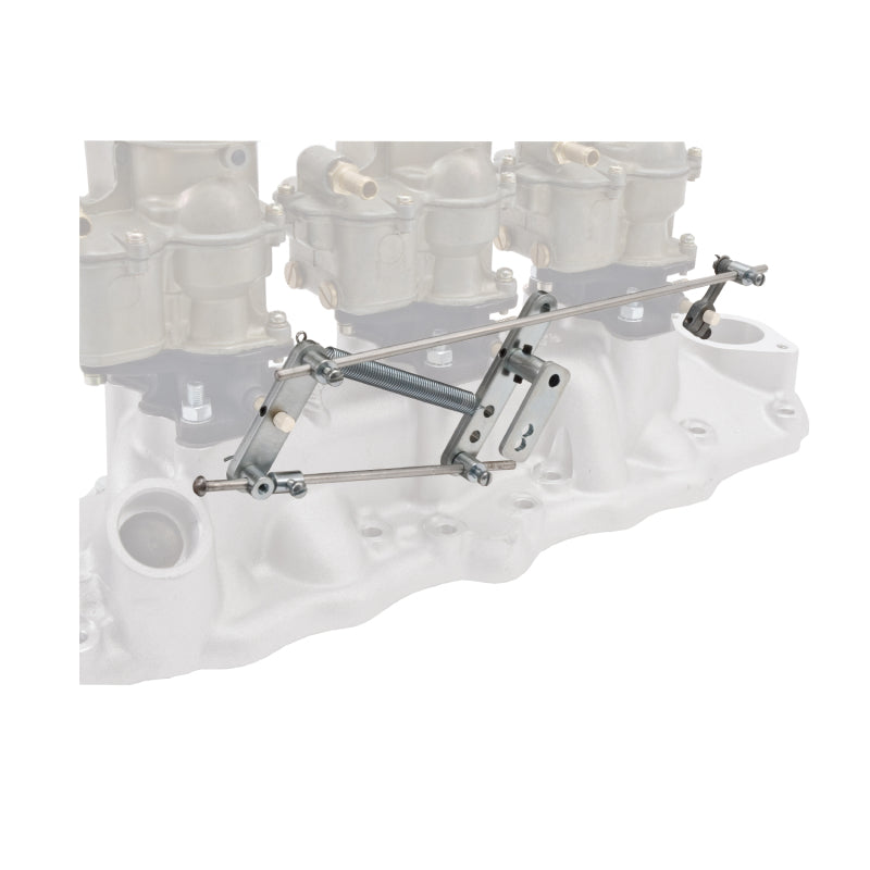 Edelbrock Carburetor Two-Barrel Progressive Throttle Linkage Kit 3x2 1033 Photo - out of package