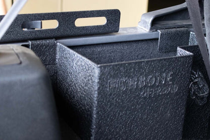 Fishbone Offroad 07-18 Jeep Wrangler JK Tub Rail Tie Downs Steel Powdercoat FB25232 FB25232 Photo - lifestyle view