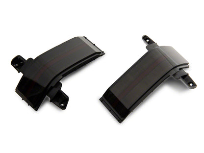 Raxiom 14-19 Chevrolet Silverado Axial Series Dual-Row Amber LED Tow Mirror Lights- Smoked S127430 S127430 Photo - Primary