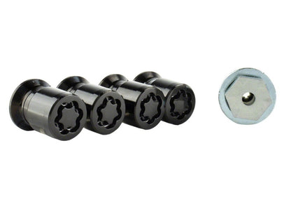Ford Racing M12 x 1.5 Black Security Lug Nut Kit - Set of 4 M-1A043-B M-1A043-B Photo - Unmounted