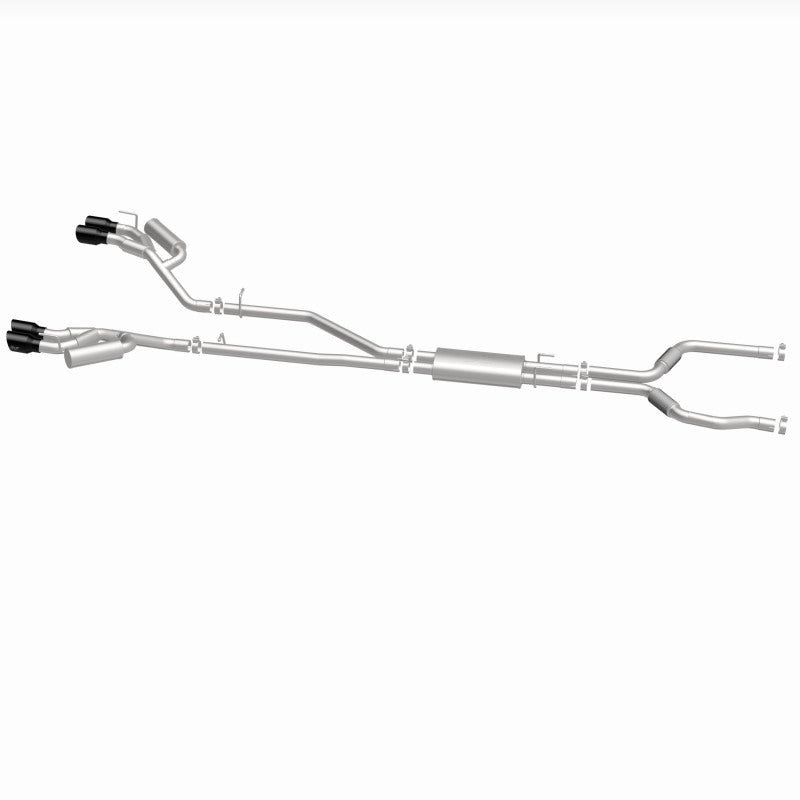 MagnaFlow 20-21 Ford Explorer 3.0L V6 Dual Exit Quad Black Chrome Tip Street Series Cat-Back Exhaust 19515 19515 360 Degree Image Set
