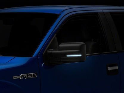 Raxiom 09-14 Ford F-150 Axial Series White LED Mirror Turn Signal- Smoked T556986 T556986 Photo - Close Up