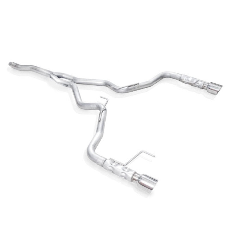 Stainless Works 2015-16 Mustang 2-1/2in Catback Retro Chambered Mufflers Factory Connection M15ECB M15ECB Photo - Primary