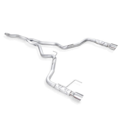 Stainless Works 2015-16 Mustang 2-1/2in Catback Retro Chambered Mufflers Factory Connection M15ECB M15ECB Photo - Primary