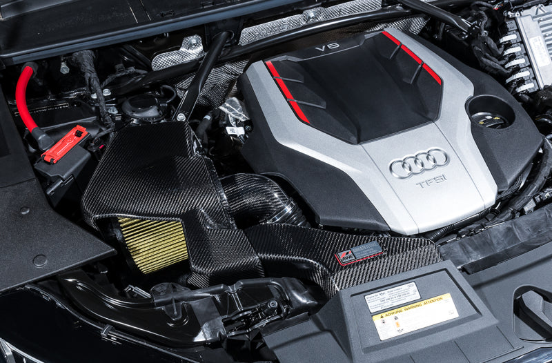AWE Tuning Audi B9 SQ5 3.0T AirGate Carbon Fiber Intake w/ Lid 2660-15060 2660-15060 Photo - Mounted