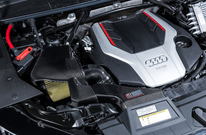 AWE Tuning Audi B9 SQ5 3.0T AirGate Carbon Fiber Intake w/ Lid 2660-15060 2660-15060 Photo - Mounted