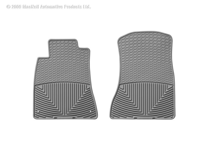 WeatherTech WT Rubber Mats - Front - Grey Floor Mats Floor Mats - Rubber main image