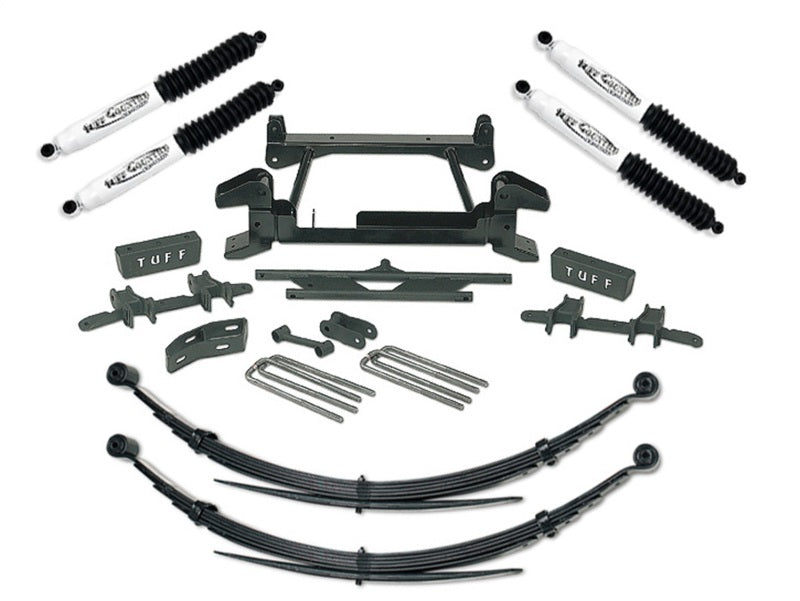 Tuff Country 88-98 Chevy Truck K1500 4x4 4in Lift Kit with Rear Leaf Springs (SX8000 Shocks) 14812KN