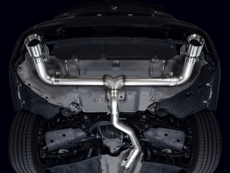 AWE Tuning AWE 19-23 BMW 330i / 21-23 BMW 430i Base G2X Track Edition Axle Back Exhaust - Chrome Silver 3020-32429 3020-32429 Photo - Mounted