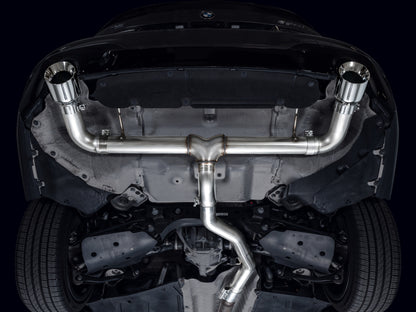 AWE Tuning AWE 19-23 BMW 330i / 21-23 BMW 430i Base G2X Track Edition Axle Back Exhaust - Chrome Silver 3020-32429 3020-32429 Photo - Mounted